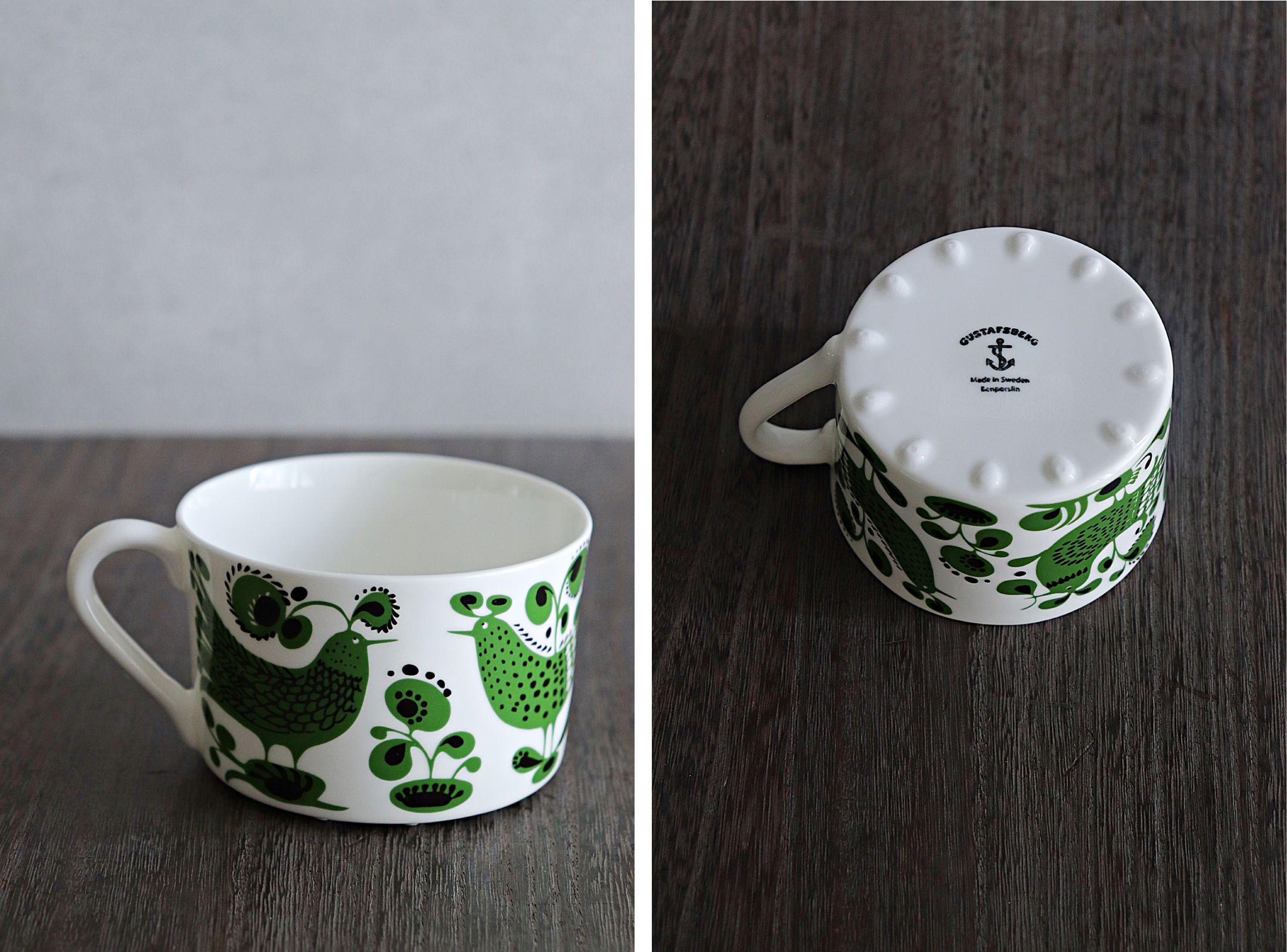 GUSTAVSBERG TURTUR TEA CUP & SAUCER