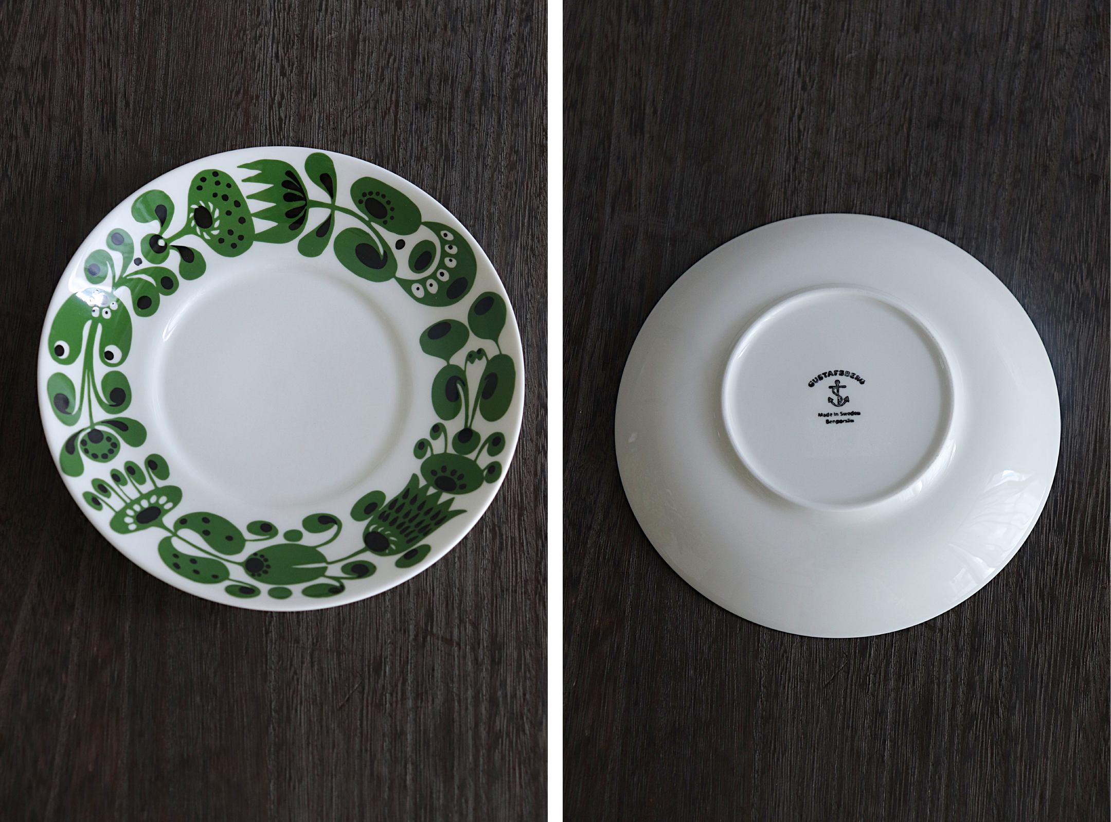 GUSTAVSBERG TURTUR TEA CUP & SAUCER